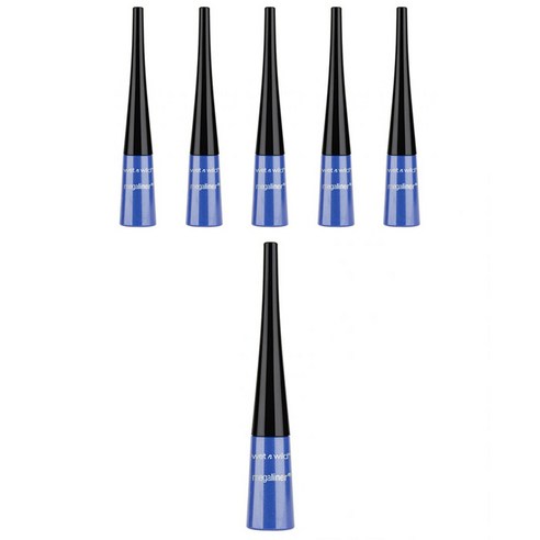 웻앤와일드 메가라이너 리퀴드 아이라이너 3.5ml, Blue, 6개