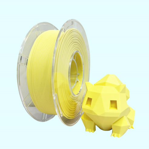 킹룬코리아 3D프린터 1.75mm PLA 필라멘트1KG 파스텔 옐로우