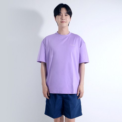 서브22 루즈핏 비치웨어 반팔 상하의 래쉬가드 세트