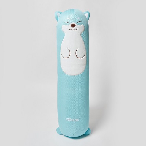 그린베어 꿀몽 대형 바디필로우 롱쿠션 안고자는베개 쿠션, 블루