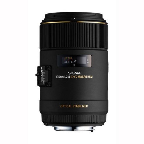 SIGMA 단초점 매크로 렌즈 MACRO 105mm F2.8 EX DG OS HSM 캐논용 풀 사이즈 대응 258542