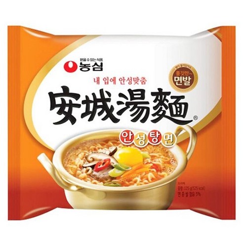 농심 안성탕면 125g, 10개