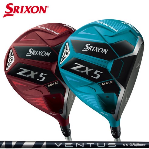 스릭슨 ZX5 Mk2 드라이버 컬러에디션 벤투스 TR 블루 던롭코리아100%, ZX5 Mk2 9.5도 벤투스 TR 블루 5S, 레드