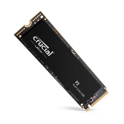 마이크론 Crucial P3 M.2 2280 NVMe SSD, 500GB