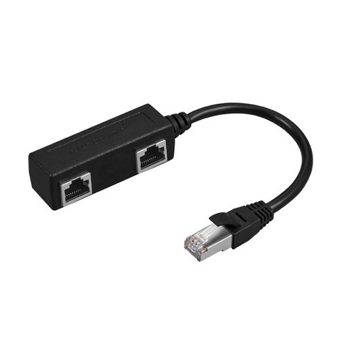 연장 2 RJ45 분배기 인터넷 포트 랜 선 젠더 UTP 케이블+200zR, 단품, 1개