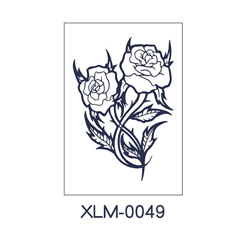다이나토리 반영구 리얼 헤나 타투스티커 2장, XLM-0049, 2개