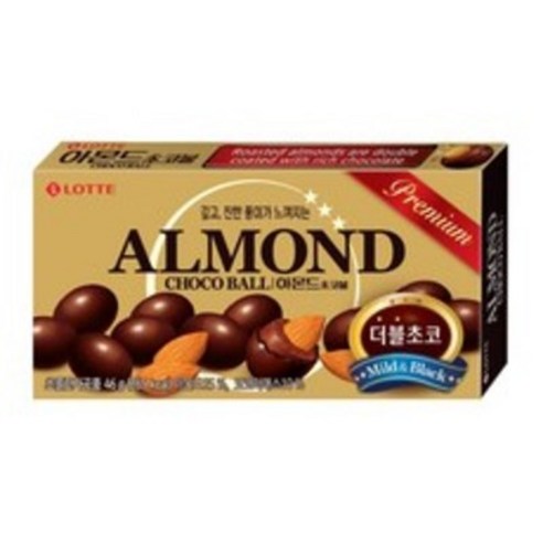 롯데제과 아몬드초코볼, 46g, 40개