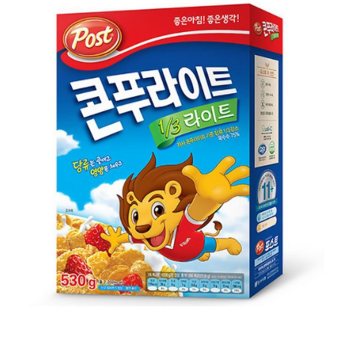 동서 포스트 콘푸라이트1/3슈거라이트 530g, 1개