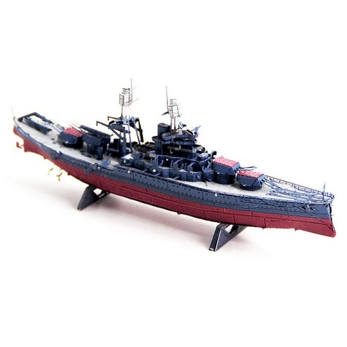 [알꿀밤-메탈퍼즐-밀리터리] 탱크 전투기 헬기 시리즈, USS 아리조나 전함-컬러, 1개