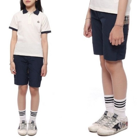 Burberry [명품]버버리 23SS 빈티지 체크 카고 반바지 8062968 DEEP CHARCOAL BLUE 23S