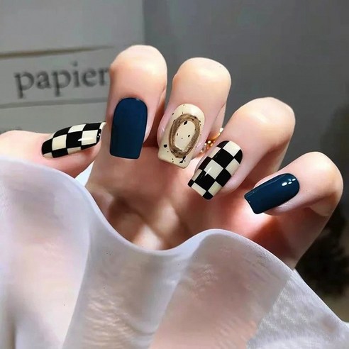 떨샵 인싸 키치 크리스탈 네일팁 인조네일 간편네일팁, 2개, NAIL-N400