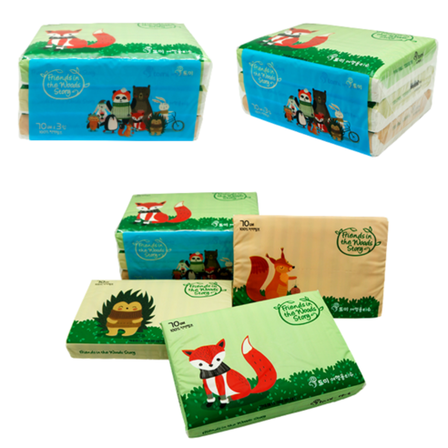 여행 중에 필수적인 위생과 편안함을 제공하는 그란데로자x토미 뽑아쓰는 여행용 미용 티슈