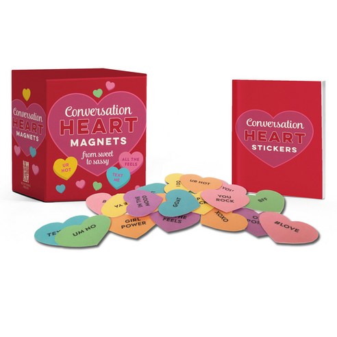 (영문도서) Conversation Heart Magnets: From Sweet to Sassy Paperback, Rp Minis, English, 9780762495559