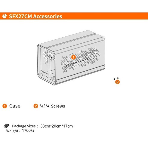 OCuLink 외부 그래픽 카드 섀시 GPU 독 PCIE 4.0 TH3P4G3 OCuP4v2 금속 프레임 케이스 ...
