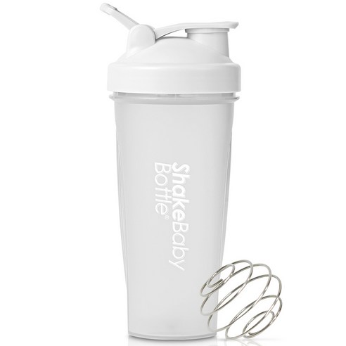 쉐이크베이비 보틀 쉐이커 790ml 1입, 화이트, 1개