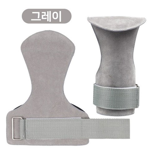 UPPERCUT 남녀공용 헬스 스트랩 리프팅 그립 손목보호대 풀업 데드리프트 역도 크로스핏, 1개, 그레이