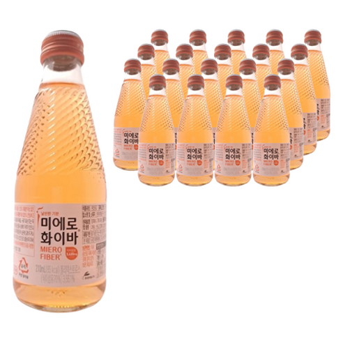 현대약품 미에로화이바, 210ml, 20개