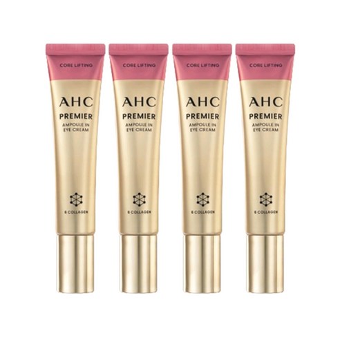 AHC 홈쇼핑 최신상 AHC 아이크림 시즌 12 프리미어 앰플인 40ml 4개+샘플, AHC 아이크림 시즌12