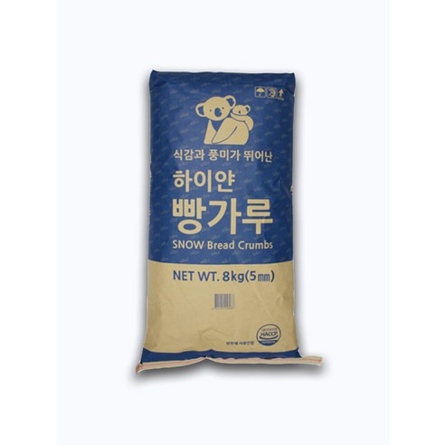 코알라 하이얀 빵가루 8kg, 3개