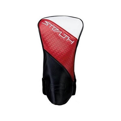 TaylorMade New Golf Stealth 2 Black/Red/White Driver Headcover, one option, one option