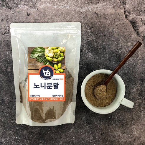 베트남 노니 분말 가루 300g, 2개