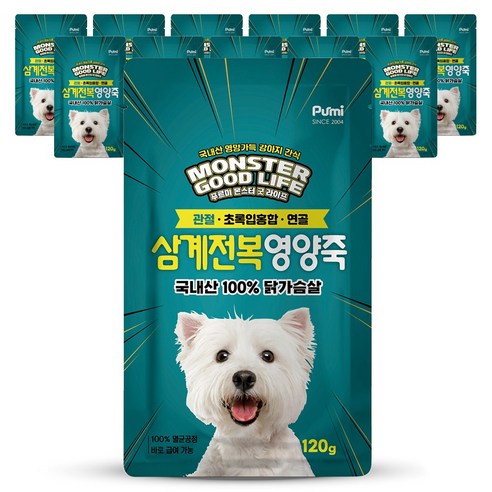 푸르미 몬스터 굿 라이프 강아지 영양죽: 맛과 영양, 건강까지 한 번에!