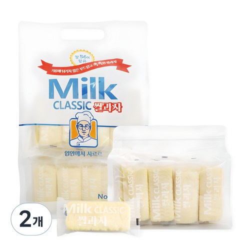 밀크 클래식 쌀과자(우유맛), 500g, 2개