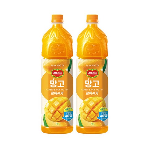 롯데칠성음료 델몬트 망고 음료, 216개, 1.5L