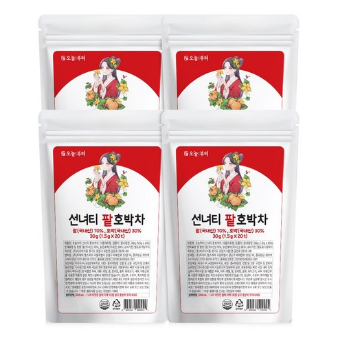 오늘부터 선녀티 팥호박차, 30g, 4개, 20개입