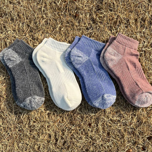 울숨워크 1켤레 메리노울 GOLFER 단목 양말 (울 60% 등산 트레킹 골프양말), 그레이멜란지, 1개