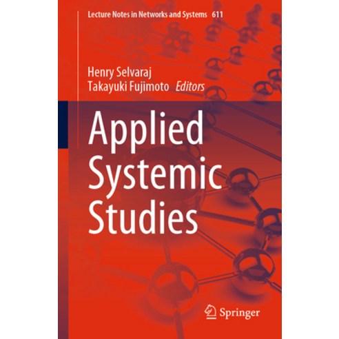 (영문도서) Applied Systemic Studies Paperback, Springer, English, 9783031274695