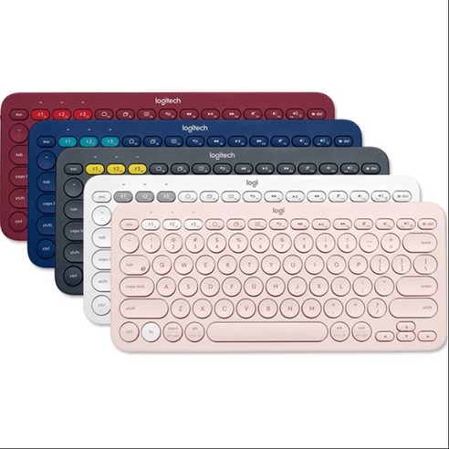 로지텍 K380 무선키보드, 화이트, 없음