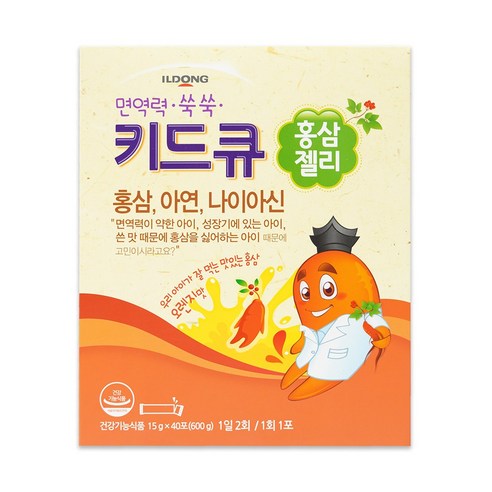 일동제약 키드큐 홍삼젤리, 15g, 1개
