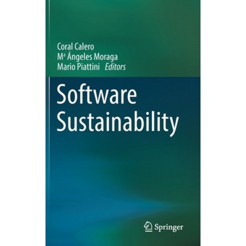 (영문도서) Software Sustainability Hardcover, Springer