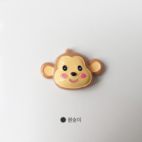 창조적 인 귀여운 스테레오 호랑이 사자 소 토끼 강아지 동물 냉장고 자석 칠판 자석, 생강 원숭이, 작은
