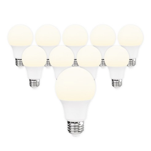 라인라이팅 LED 샤인 벌브 12w, 10개, 주백색