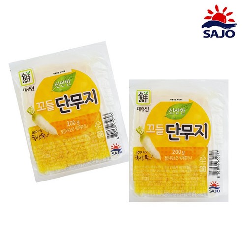 대림선 꼬들단무지 200g, 1개