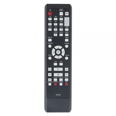 NC180UH Replace VCR Remote Control Compatible with Funai DVD Recorder Combo ZV427FX4 ZV427FX4A ZV4