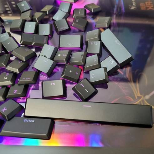 키보드부품 키캡 로지텍호환 g913tkl g915tkl89 세트 및 단품, [09] black Single keycap