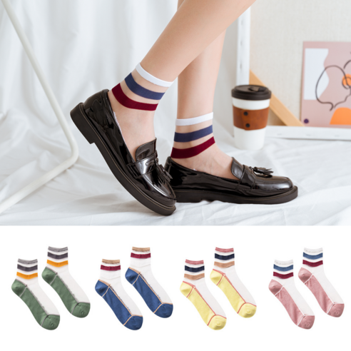 발랄함과 시원함을 동시에, 에멜강스 시스루 양말!