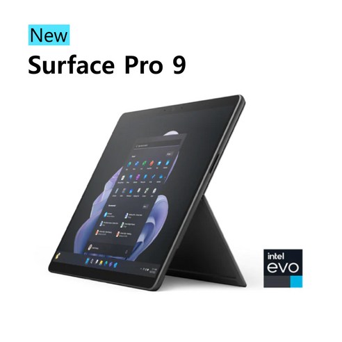 마이크로소프트 서피스 프로9 i7-1265U 16GB 256GB 그래파이트 Wi-Fi [QIM-00030] Win11 Pro (특가할인~3/31), 3년