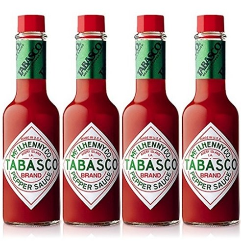 타바스코 페퍼 소스, 148ml, 4개