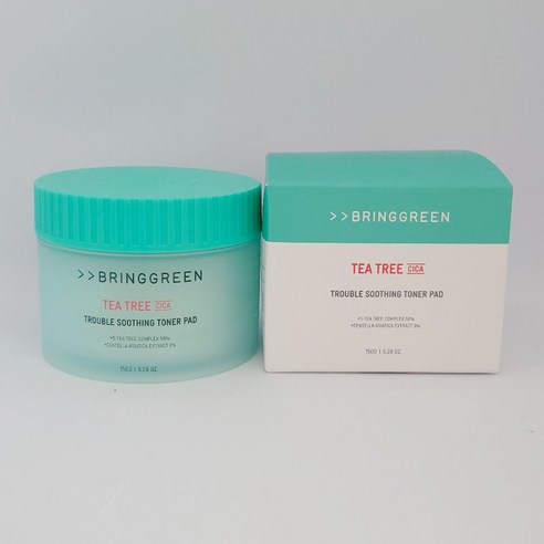 브링그린 티트리 시카 트러블 수딩 토너 패드(90매)/순한면패드, 1개