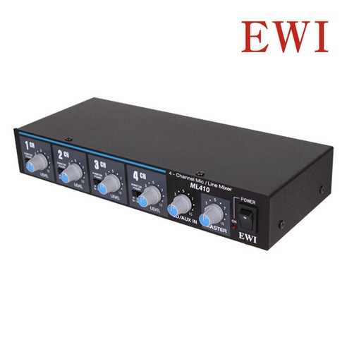 EWI 다이렉트 박스 팬텀파워 스필리터 DI BOX Direct Injection BOX Phantom Power Splitter Line Mixer, ML-410e (4채널 라인믹서)