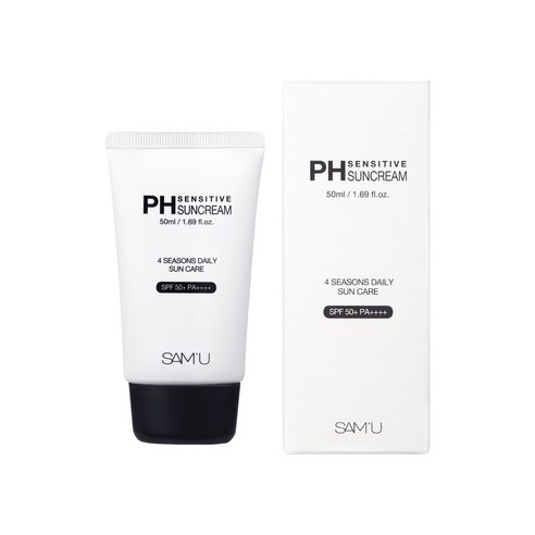 [쌔뮤] 피에이치 센서티브 선크림 SPF50+ PA++++ 50ml, 1개