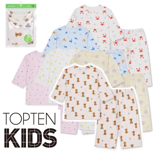 밤새 쿨쿨! 우리 아이 꿀잠 책임지는 탑텐키즈 여름 잠옷 솔직 후기 탑텐내복