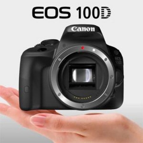 [캐논코리아 정품] 작고 가벼운 DSLR! EOS 100D 바디[렌즈 미포함] 판매중 k, 블랙, 캐논 18-55mm 줌렌즈