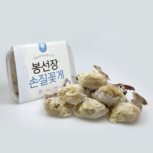 봉선장 속이 꽉찬 국내산 급랭 손질 꽃게 중대(400g) 소(400g), 중대 (400g), 1개