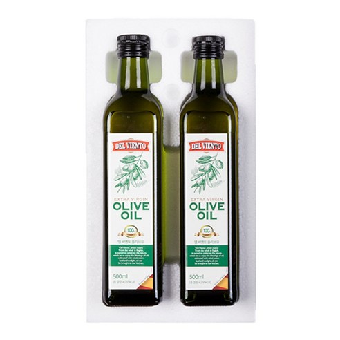 델비엔토 엑스트라버진 올리브오일, 500ml, 2개