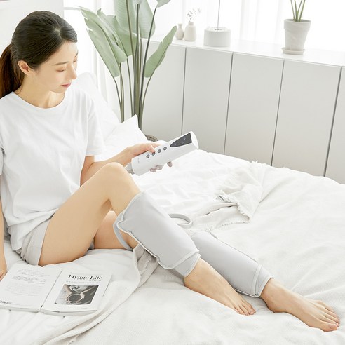 종아리 통증과 부종을 완화하고, 혈액 순환을 개선하며, 피로를 회복하는 아이리버 듀얼 종아리 마사지기